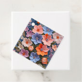 フローラカラフルニードレポイントアートギフトラベル フェイバータグ (インサイチュ)