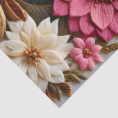 フローラカラフルニードレポイントアートティッシュペーパー 薄葉紙 (詳細)