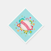 フローラカラフルハッピーマザーズデイ |ナプキン スタンダードカクテルナプキン (角)