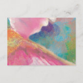 フローラカラフルハミングバ結婚ードズ詳細 エンクロージャーカード (裏面)