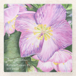 フローラカラフルバケーションホーム ガラスコースター