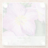 フローラカラフルバケーションホーム ガラスコースター (裏面)