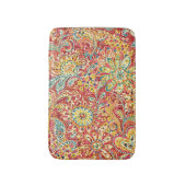 フローラカラフルバスマット バスマット (正面縦)