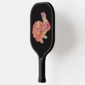 フローラカラフルバニーラビット ピックルボールラケット (左)