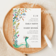 フローラカラフルピーコックチノイスリー庭園の結婚式