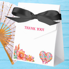 フローラカラフルフィエスタメキシコの赤ちゃんシャワー フェイバーボックス