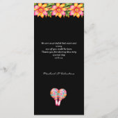 フローラカラフルフィエスタメ結婚キシカンのメニュー メニュー (裏面)