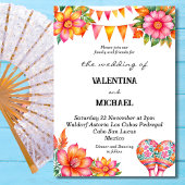 フローラカラフルフィエスタメ結婚キシカン 招待状