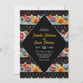 フローラカラフルフィエスタ結婚式招待状 招待状 (正面)