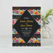 フローラカラフルフィエスタ結婚式招待状 招待状 (スタンド正面)