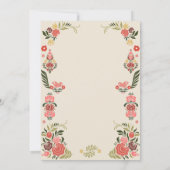 フローラカラフルフォークアー結婚ト セーブザデート (裏面)