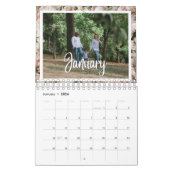 フローラカラフルフ数々のォトファミリー&フレンズの贈り物 カレンダー (1月 2026)