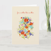 フローラカラフルブーケ母は他のカードのように シーズンカード (正面)