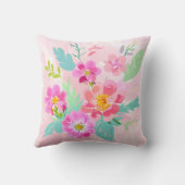 フローラカラフルブーケ クッション (裏面)