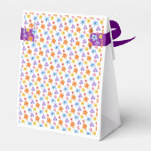 フローラカラフルプリント党好意バッグ、 フェイバーボックス (裏面サイド)