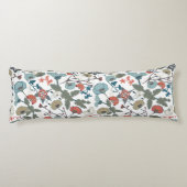 フローラカラフルプレジャーブルーオレンジグリーン ボディピロー (裏面)