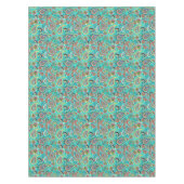 フローラカラフルペイズリー テーブルクロス (正面)