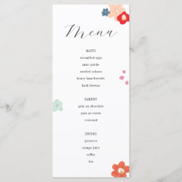 フローラカラフルマザーズデイブランチ メニュー