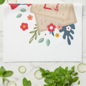 フローラカラフルマッツァヘブルペサチパソバー キッチンタオル (折り畳み)