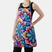 フローラカラフルマンダラミディアムエプロン エプロン (インサイチュ)