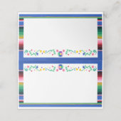 フローラカラフルメキシコのセラピー赤ちゃんシャワー プレイスカード (外部開封)