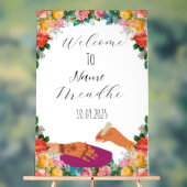 フローラカラフルメンディ徴候 アクリルサイン (ニュートラル)