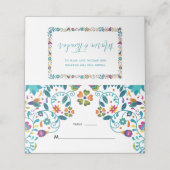 フローラカラフルメ結婚キシカン プレイスカード (外部開封)