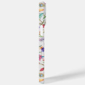 フローラカラフルモノグラムイニシャル文字 Case-Mate iPhoneケース (裏面 / 右)