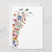 フローラカラフルリハーサル 招待状 (裏面)