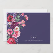 フローラカラフル写真 セーブザデート (裏面)