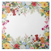 フローラカラフル園の花 タイル (正面)