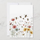 フローラカラフル夏 招待状 (裏面)