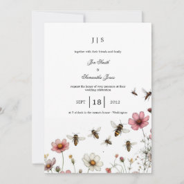 フローラカラフル夏 招待状