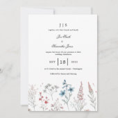 フローラカラフル夏 招待状 (正面)