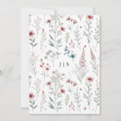 フローラカラフル夏 招待状 (裏面)