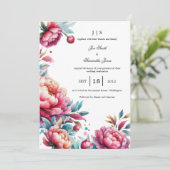 フローラカラフル夏 招待状 (スタンド正面)