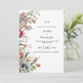 フローラカラフル夏 招待状 (スタンド正面)