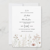 フローラカラフル夏 招待状 (正面)