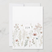 フローラカラフル夏 招待状 (裏面)