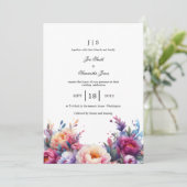 フローラカラフル夏 招待状 (スタンド正面)