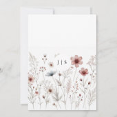 フローラカラフル夏 招待状 (裏面)