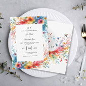 フローラカラフル夏 招待状