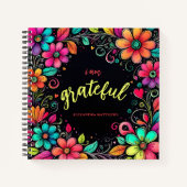 フローラカラフル感謝ジャーナル ノートブック (正面)