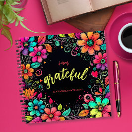 フローラカラフル感謝ジャーナル ノートブック
