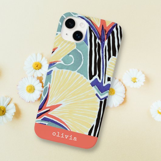 フローラカラフル抽象芸術アートパターン Case-Mate iPhoneケース