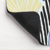 フローラカラフル抽象芸術アートby E.A. Seguy マウスパッド (コーナー)