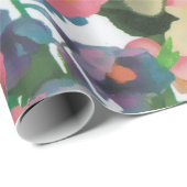 フローラカラフル植物花 ラッピングペーパー (ロールコーナー)