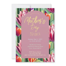 フローラカラフル母の日ブランチマウブピンク