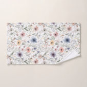 フローラカラフル水彩系ボタニカタオルセット バスタオルセット (ハンドタオル)