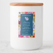 フローラカラフル海青の製品ラベルのハート フードラベル (正面)